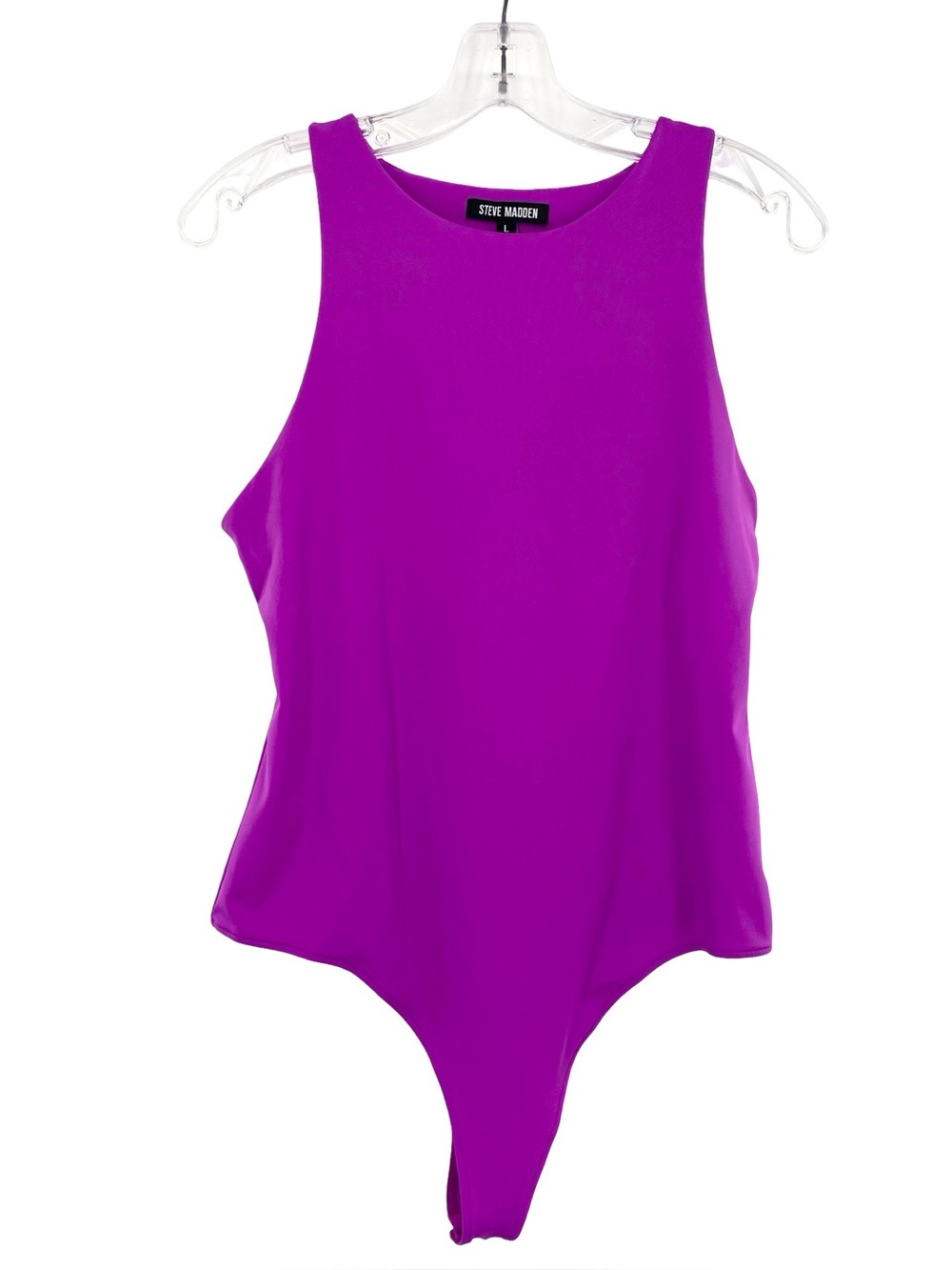 Steve Madden Nico Bodysuit in Magenta Purple Size Large